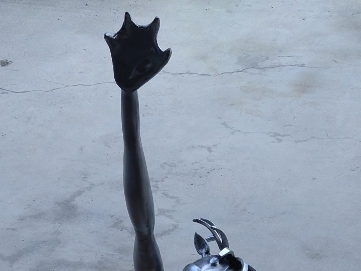 キュウリを盗りにいく河童が出来ました